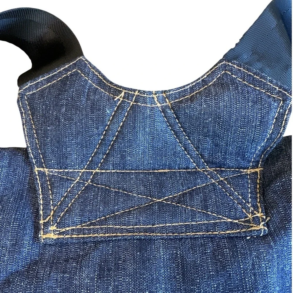 Vintage RARE Y2K 1999 Levi's Denim Jean Backpack‎ RED TAB Bag Buckle NEW NOS